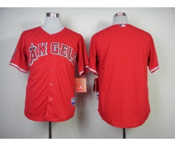 mlb jerseys los angeles angels blank red