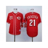 mlb jerseys cincinnati reds #21 frazier red
