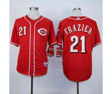 mlb jerseys cincinnati reds #21 frazier red