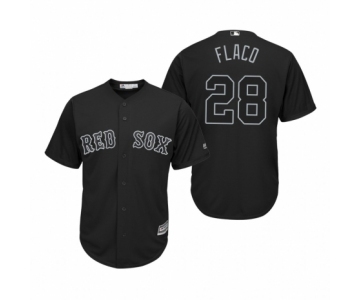 Boston Red Sox #28 J.D. Martinez Flaco Black 2019 Players' Weekend Replica Jersey