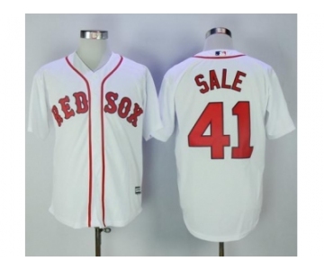 Boston Red Sox #41 Chris Sale White New Cool Base Stitched MLB Jersey