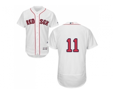 Men Boston Red Sox #11 Rafael Devers White Flexbase Authentic Collection Stitched MLB Jersey