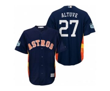 Men's Houston Astros #27 Jose Altuve 2018 Spring Training Cool Base Stitched MLB Jersey