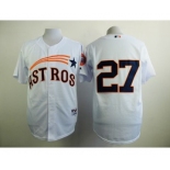 mlb jerseys houston astros #27 altuve white[2015 new]