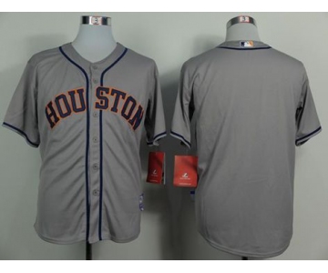 mlb jerseys houston astros blank grey