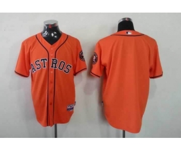 mlb jerseys houston astros blank orange