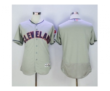 Cleveland Indians Blank Grey Flexbase Authentic Collection Stitched Baseball Jersey