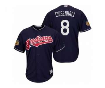 Men's Cleveland Indians #8 Lonnie Chisenhall 2017 Spring Training Cool Base Stitched MLB Jersey
