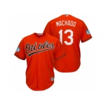 Men's Baltimore Orioles #13 Manny Machado 2017 Spring Training Cool Base Stitched MLB Jersey