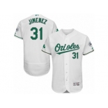 Men's Majestic Baltimore Orioles #31 Ubaldo Jimenez White Celtic Flexbase Authentic Collection MLB Jersey