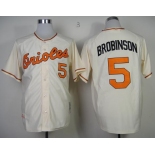 mlb jerseys baltimore orioles #5 robinson m&n cream 1970[new]