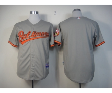 mlb jerseys baltimore orioles blank grey