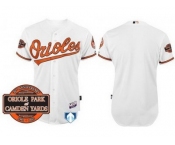mlb jerseys baltimore orioles blank white cool base[20th anniversary patch]