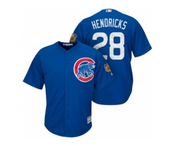 Men's Chicago Cubs #28 Kyle Hendricks 2017 Spring Training Cool Base Stitched MLB Jersey