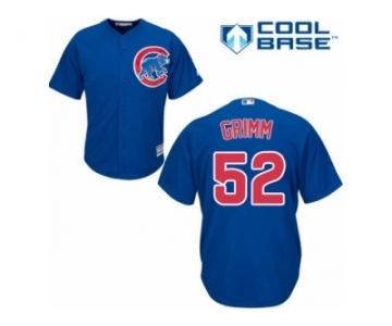 Men's Majestic Chicago Cubs #52 Justin Grimm Replica Royal Blue Alternate Cool Base MLB Jersey