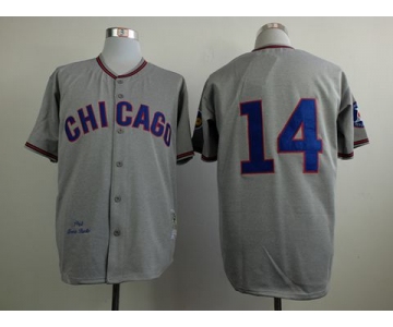 mlb chicago cubs #14 banks grey[m&n 1968]