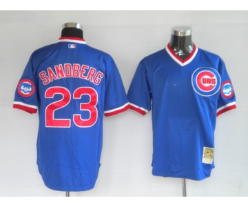 mlb chicago cubs sandberg #23 m&n  blue