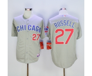 mlb jerseys chicago cubs #27 addison russell grey