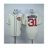 mlb jerseys chicago cubs #31 maddux cream[1929 m&n]