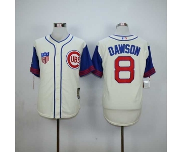 mlb jerseys chicago cubs #8 dawson white[2015 new]