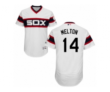Men's Majestic Chicago White Sox #14 Bill Melton White Flexbase Authentic Collection MLB Jersey