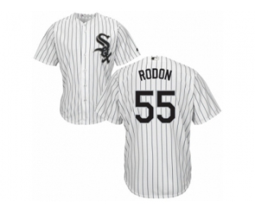 Men's Majestic Chicago White Sox #55 Carlos Rodon Authentic White Home Cool Base MLB Jersey