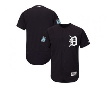 Detroit Tigers Blank Navy 2017 Spring Training Flexbase Authentic Collection Stitched Baseball Jersey