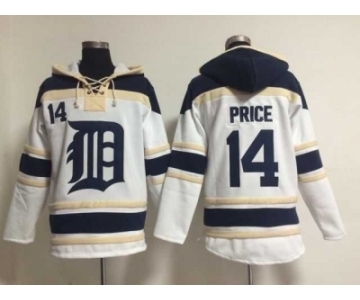 MLB detroit tigers #14 jackson white jerseys[pullover hooded sweatshirt]