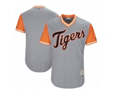 Men's 2017 Little League World Series Detroit Tigers Gray Jersey