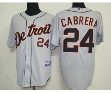 mlb detroit tigers #24 cabrera grey