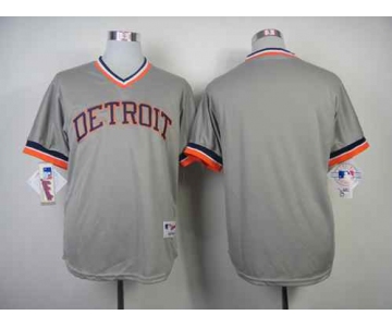 mlb jerseys detroit tigers blank grey[1984 m&n]