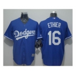 Los Angeles Dodgers #16 Andre Ethier Blue New Cool Base Stitched Baseball Jersey