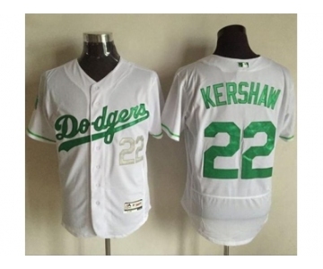 Los Angeles Dodgers #22 Clayton Kershaw White Celtic Flexbase Authentic Collection Stitched Baseball Jersey