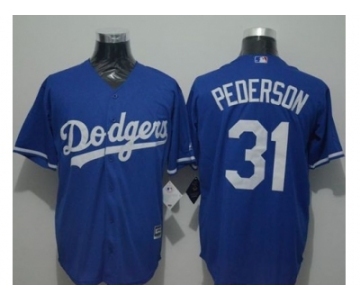 Los Angeles Dodgers #31 Joc Pederson Blue New Cool Base Stitched Baseball Jersey