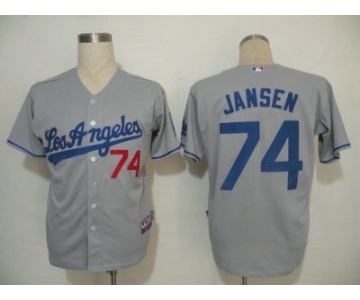 MLB Los Angeles Dodgers #74 Jansen Grey
