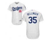 Men Los Angeles Dodgers #35 Cody Bellinger White Home Flex Base Jersey