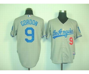 mlb jerseys los angeles dodgers #9 gordon grey