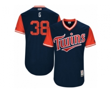 Men's 2017 Little League World Series Twins Chris Gimenez #38 G Navy Jersey