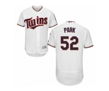 Men's Majestic Minnesota Twins #52 Byung-Ho Park White Flexbase Authentic Collection MLB Jersey