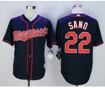 Minnesota Twins #22 Miguel Sano Blue New Cool Base Stitched MLB Jersey