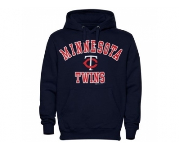 Minnesota Twins Fastball Fleece Pullover Navy Blue MLB Hoodie