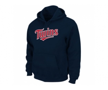 Minnesota Twins Majestic Fleece Hitter Navy MLB Hoodie