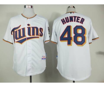 mlb jerseys minnesota twins #48 hunter white[hunter]