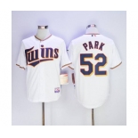 mlb jerseys minnesota twins #52 park white