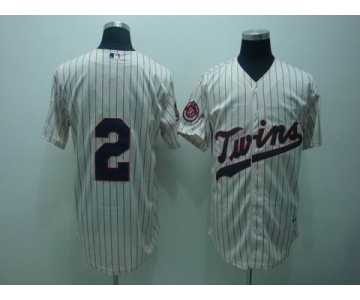 mlb minnesota Twins #2  span cream(50th)