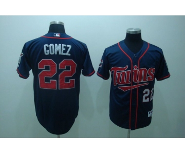 mlb minnesota twins #22 gomez blue