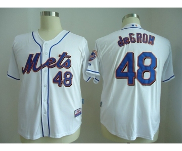 mlb jerseys new york mets #48 degrom white