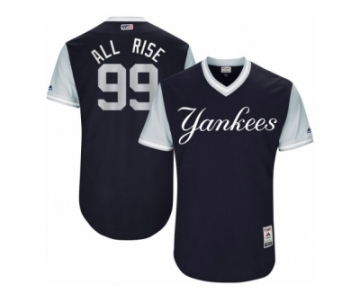 Men's 2017 Little League World Series Yankees Aaron Judge All Rise Navy Jersey