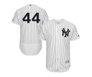Men's Majestic New York Yankees #44 Reggie Jackson White Navy Flexbase Authentic Collection MLB Jersey
