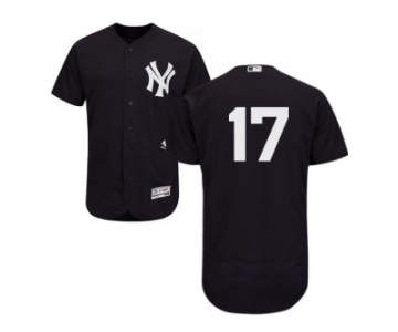 Men's New York Yankees #17 Matt Holliday Navy Blue Flexbase Authentic Collection Stitched MLB Jersey